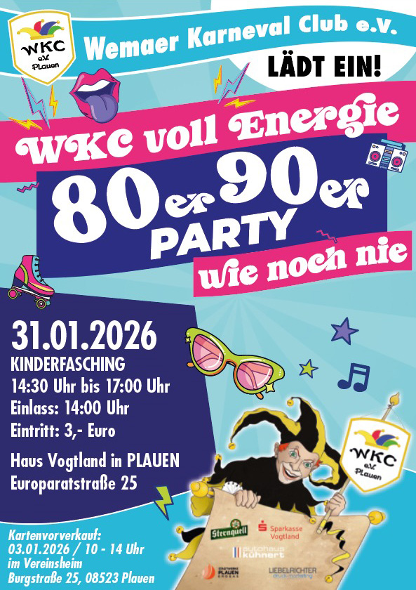 Kinderfasching und Hauptveranstaltung 2025